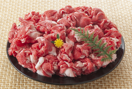 訳アリ!博多和牛切り落とし&冷凍あまおうセット　計1.3kg　AO031