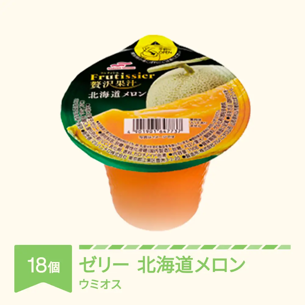 ウミオス ちょっと贅沢果汁 北海道メロン 6個入×3箱 ku-czmex18
