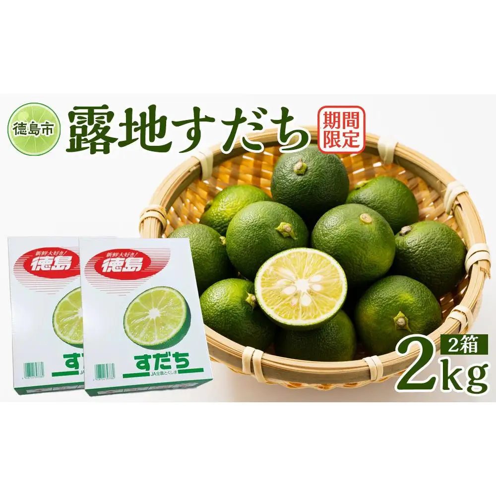 先行予約 露地すだち 2箱（約2kg）