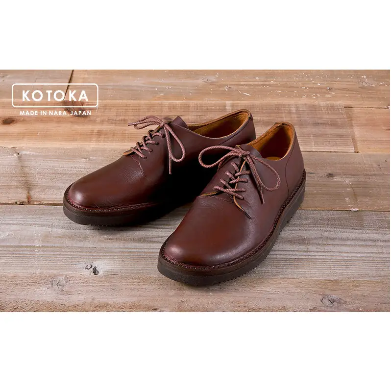 KOTOKA ( コトカ ) 紳士靴 一枚革 ダービー KTO2002 ( ブラウン ) 【 ファッション 靴 シューズ 雑貨 日用品 牛革 】 【 お洒落 レザーシューズ 快適 メンズ 】  BN004 25.0cm