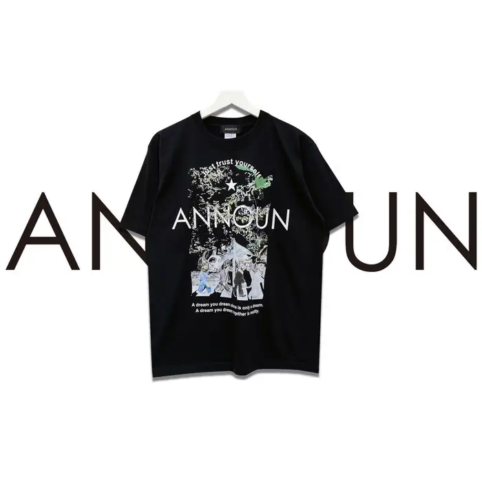 ［ANNOUN］Abbey Road Ｔシャツ | 服 アパレルブランド 絵画 アート コラボレーション アンノウン 福祉 就労支援 就労継続支援B型事業所 アトリエ・アンノウン 埼玉県 越谷市