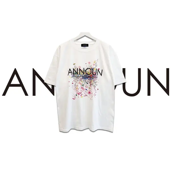 ［ANNOUN］Painting Flower Ｔシャツ | 服 アパレルブランド 絵画 アート コラボレーション アンノウン 福祉 就労支援 就労継続支援B型事業所 アトリエ・アンノウン 埼玉県 越谷市