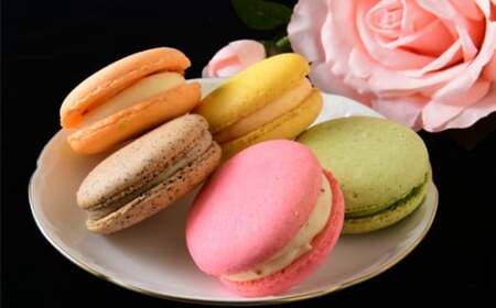 （冷凍）patisserie petit ami のマカロン5個入 ／ スイーツ お菓子 大きめサイズ 奈良県 御所市