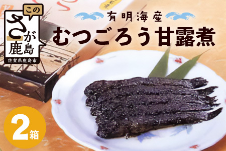 佐賀県鹿島市産 有明海 むつごろう甘露煮 【２箱】 B-761