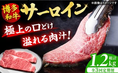 【3回定期便】サーロイン ステーキ 200g×2枚 / ステーキ お肉 牛肉  [AFBV003]
