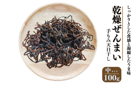 令和8年産 干しぜんまい 乾燥ぜんまい 中100g ぜんまい 山菜の王様「ぜんまい」新潟県 糸魚川市 能生谷産 柔らか美味しい 山菜 凝縮された旨味 おおかやば山菜園 2026年産