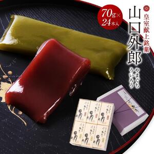 ういろう 24本入 (70g×24本) 皇室献上 和菓子 山口 外郎