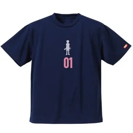JTTA公認　卓球ユニフォーム【男女兼用(ドライ):Lサイズ】プレイヤー　01　ネイビー_装飾品・工芸品  洋服 _【1521276】