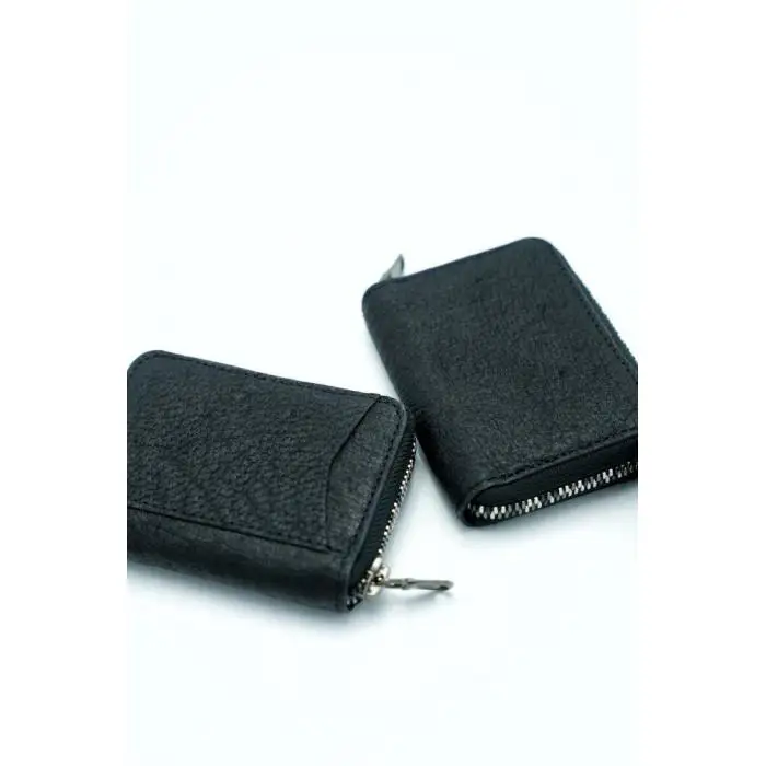 【ierib】MINI WALLET / ミニウォレット / BOAR / BLACK