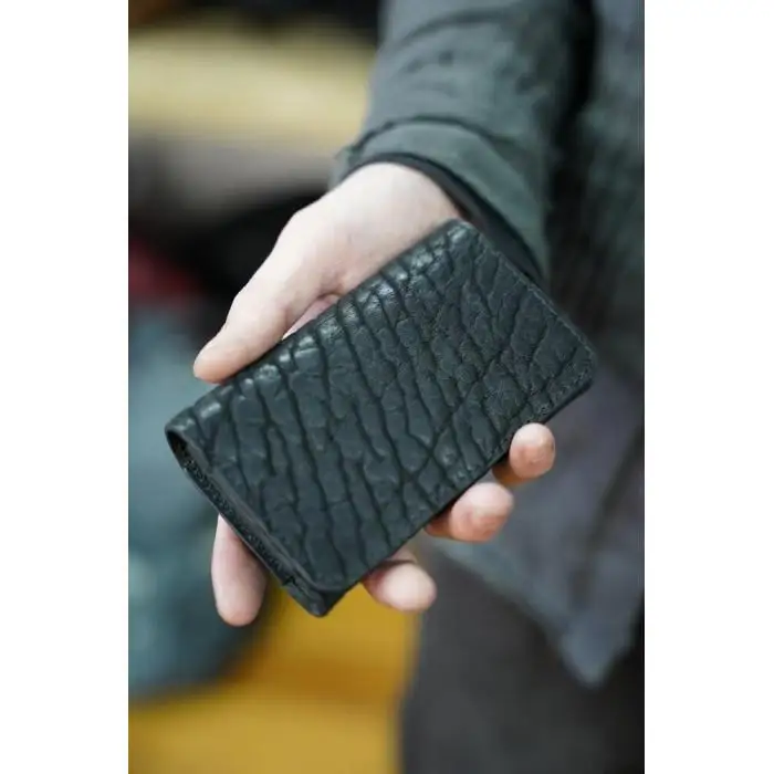 【ierib】名刺入れ / BUSINESS CARD CASE / BULL カラー：BLACK