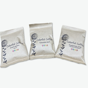 コーヒー飲み比べセット　ブラジル　コロンビア　グァテマラ　粉100ｇ各１袋 【 コーヒー 茨城県 日立市 】