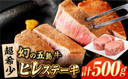 五島牛ヒレ 250g×2枚  [PAF032]  牛肉 国産 希少 ヒレ ヒレステーキ ステーキ 牛肉 国産 国産牛