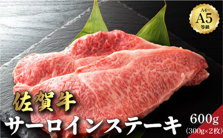 佐賀牛サーロインステーキ 600g (300g×2パック)