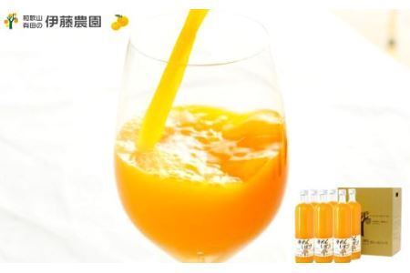 伊藤農園 100%ピュアジュース みかんしぼり750ml×6本(B484-3)