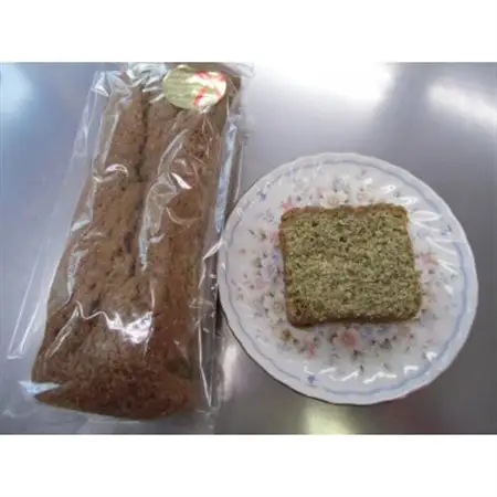 「福祉施設」かすみそう　手作り　パウンドケーキ1本　清川茶入り【1496123】