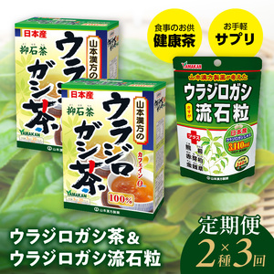 ＜3ヶ月連続定期便＞ウラジロガシ茶＆ウラジロガシ 流石粒[027Y32-T]