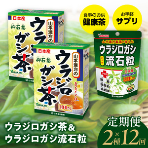＜12ヶ月連続定期便＞ウラジロガシ茶＆ウラジロガシ 流石粒[027Y34-T]