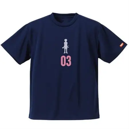 JTTA公認　卓球ユニフォーム【男女兼用(ドライ):Sサイズ】プレイヤー　03　ネイビー_装飾品・工芸品  洋服 _【1524640】