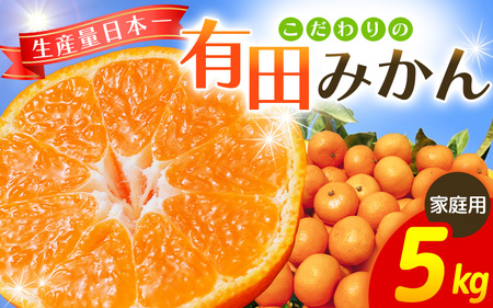 【2026年11月発送予約分】＼光センサー選別／ 【農家直送】【家庭用】こだわりの有田みかん 約5kg＋150g(傷み補償分) 先行予約 有機質肥料100% サイズ混合 【11月発送】 ※北海道・沖縄・離島配送不可/みかん ミカン 有田みかん 温州みかん 柑橘 有田 和歌山 産地直送【nuk160-11C】
