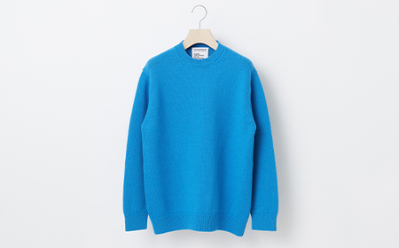≪先行予約≫【THISISASWEATER.】A1 : A SWEATER IS ORDINARY BLUE ブルー カシミヤセーター 服 洋服 ユニセックス メンズ レディース ブランド 数量限定 山形県 山辺町 サイズ3 yt-soxxa3