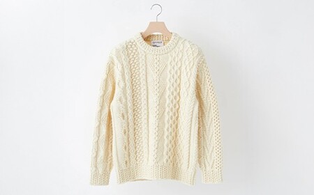 ≪先行予約≫【THISISASWEATER.】A2 : A SWEATER IS LOVE. -WHITE ホワイト セーター 服 洋服 ユニセックス メンズ レディース ブランド 数量限定 山形県 山辺町 サイズ1 yt-slxxw1