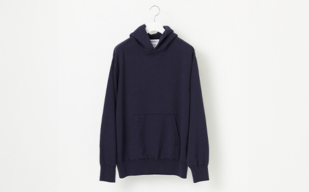 ≪先行予約≫【THISISASWEATER.】A3: A SWEATER IS FOR EVERYDAY. Hoodie NAVY ネイビー カシミヤセーター 服 洋服 ユニセックス メンズ レディース ブランド 数量限定 山形県 山辺町 サイズ0 yt-sehdn0