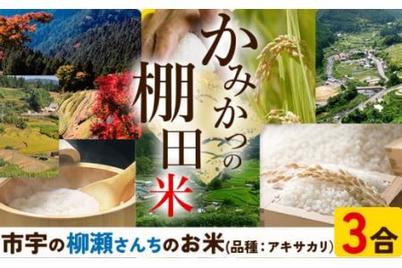 かみかつ棚田未来づくり協議会 米 かみかつの棚田米 柳瀬さんちのお米 アキサカリ レターパック配送 3合《30日以内に出荷予定(土日祝除く)》 |米棚田米米棚田米米棚田米米棚田米米棚田米徳島県 上勝町 ふるさと納税 送料無料 st-p
