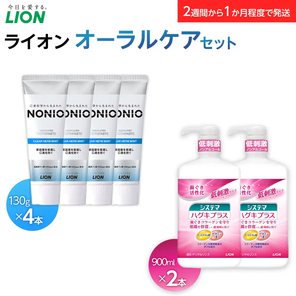 LION ライオンオーラルケアセット ｜ 歯磨き 歯磨き
