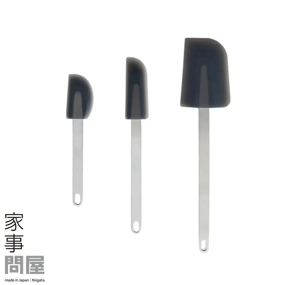 [家事問屋] シリコンスパチュラ 3点セット キッチン用品 燕三条製 下村企販 新生活 【013S105】