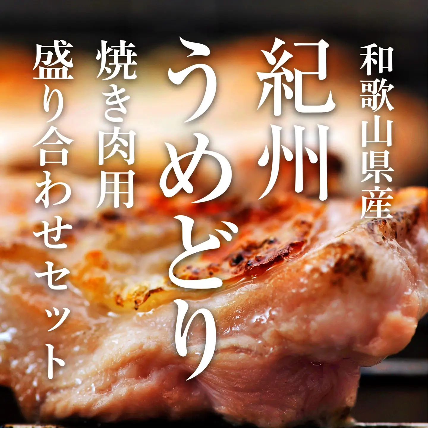 紀州うめどり 焼き肉用 鶏肉盛り合わせセット【BBQなら！】