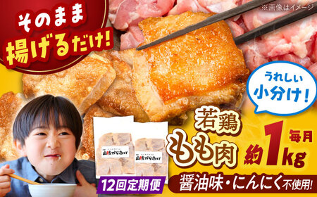 【全12回定期便】特大 山賊からあげ（骨なし）8個入×2袋 桂川町/山賊からあげ桂川店 [ADAP012] 鶏肉 唐揚げ用鶏肉 味付き鶏肉 小分け鶏肉 パック 定期便