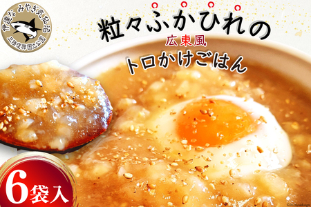 【粒々ふかひれの広東風トロかけごはん】200g×6袋 [鼎陽 宮城県 気仙沼市 20564718]