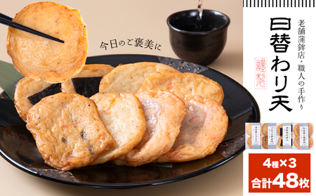 さつま揚げ 天ぷら 詰合せ 日替わり天 4種 計48枚 徳永蒲鉾店 《30日以内に出荷予定(土日祝除く)》 蒲鉾 さつま揚げ 揚げ物 練り物 おつまみ 野菜 ビール に合う ギフト お土産 国産 魚介 薩摩揚げ おかず 弁当 惣菜 おでん 鍋 かまぼこ 小分け