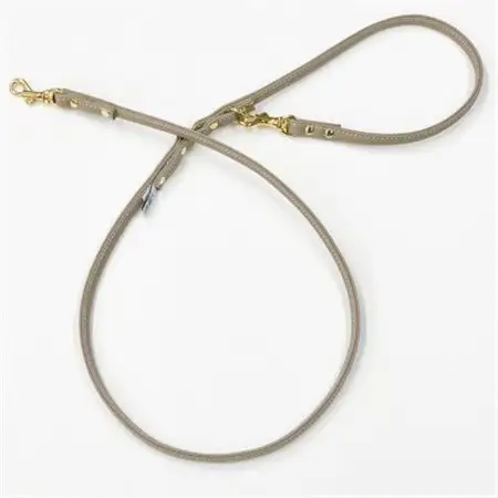 丸めリード【Sサイズ】ロイヤルエトゥープ ゴールド金具 kazama premium【1481573】