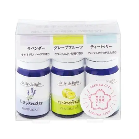 佐倉市からのおくりもの　天然アロマ3本とアロマストーンセット50034007_美容 アロマ  _【配送不可地域：沖縄県】【1358422】
