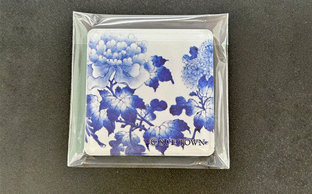 雑貨 須恵町 ノベルティグッズ 須恵焼き(牡丹) マグネット | 雑貨 小物