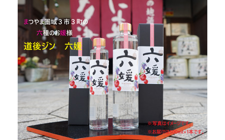 道後ジン 六媛 500ml 【MKS031】