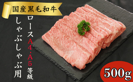 国産 黒毛和牛 阿波牛 ロース しゃぶしゃぶ 500g