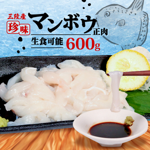 マンボウ正肉 600g 鮮魚 刺身 海鮮 魚 冷凍 生食可 フライ 煮物  お供  おつまみ 刺身