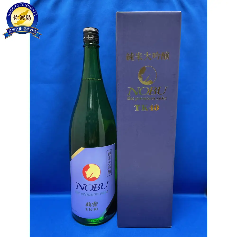 佐渡北雪謹製　世界各地に広がるレストラン「NOBU」の純米大吟醸1.8L　1本