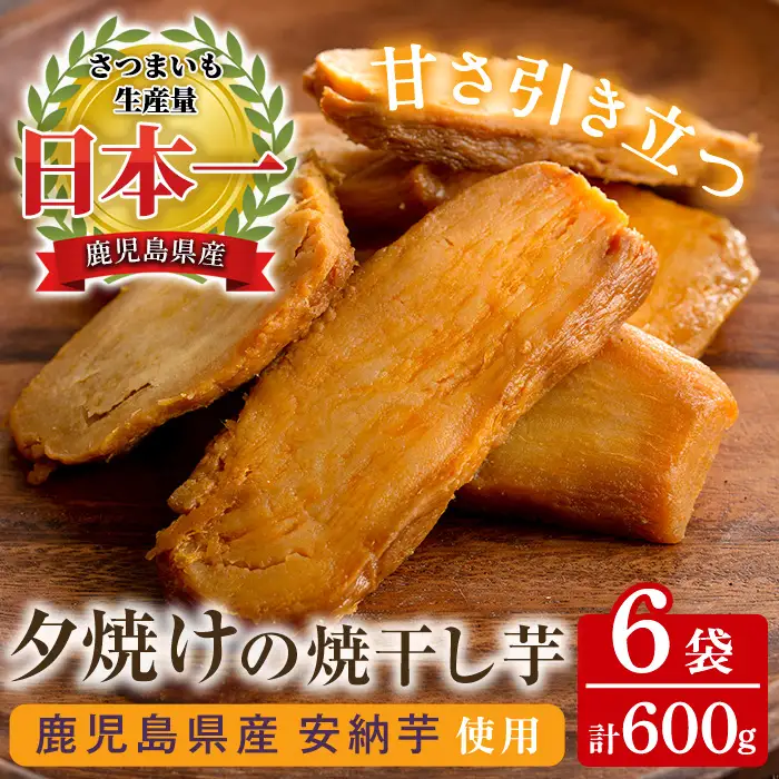 【60日以内発送分】鹿児島県産 夕焼けの焼干し芋（100g×6袋）【00-062-01】