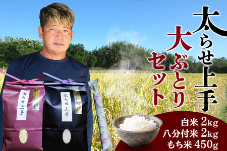 大ぶとりセット【太らせ上手（白米＋もち米＋八分付き）】