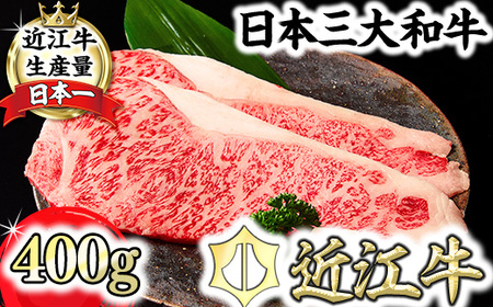 近江牛 サーロイン ステーキ 2枚 計 400g 【FO32W】 牛肉ステーキ 近江牛