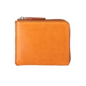 チマブエ Morris 栃木レザー 本革 L字ファスナーコンパクト財布 【キャメル】【雑貨 ファッション 人気 おすすめ 】