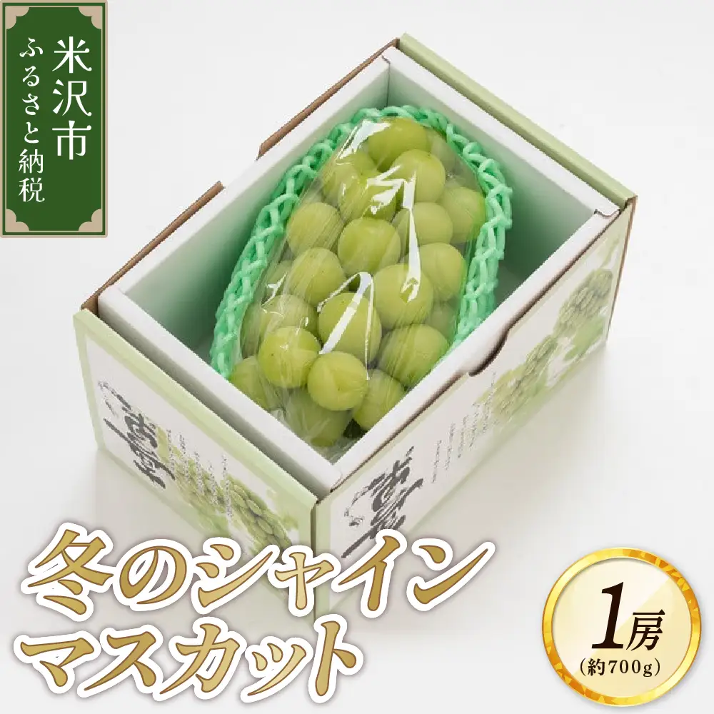 【先行予約】 令和8年産 冬のシャインマスカット 1房 約700g