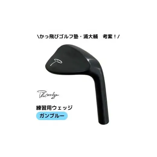 Thewedge 練習用 ウェッジ ( ガンブルー )　ゴルフウェッジ　かっ飛びゴルフ塾 浦大輔 考案 練習用ウェッジ ゴルフウェッジ ゴルフ The Wedge ザ・ウェッジ