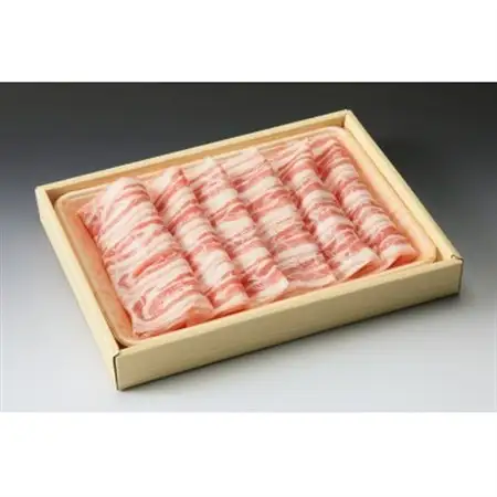 栃木県産熟成豚肉【ヤシオポーク匠】豚バラしゃぶしゃぶ用約400g【配送不可地域：離島】【1484812】