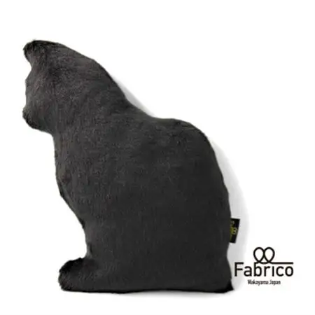 【Fabrico】黒猫のクッション_雑貨・日用品 おもちゃ・ぬいぐるみ  _【1513788】