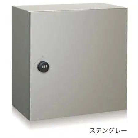 宅配ボックス　3333V2R(右開き)　壁付け　ステングレー　可変式ダイヤル錠仕様　1台_雑貨   _【1515945】