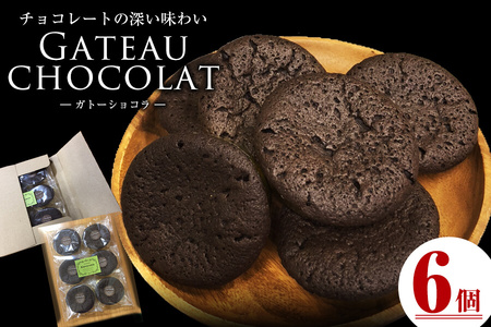 メール便でお届け！ガトーショコラ(6個) 洋菓子 お菓子 おやつ 焼き菓子 スイーツ スウィーツ ケーキ p7-038